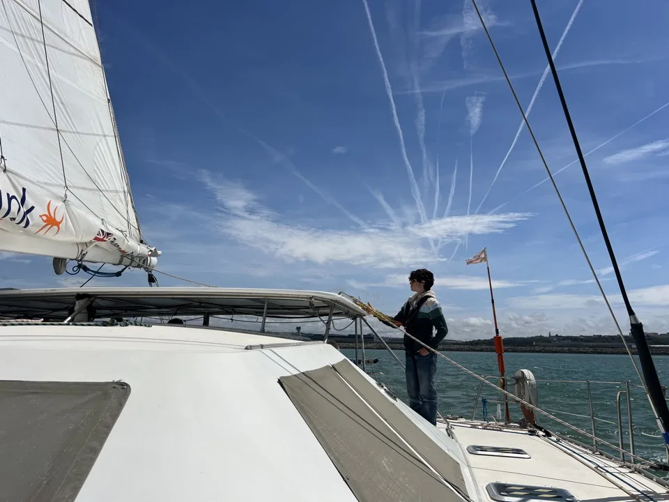 traversée de la Manche en catamaran