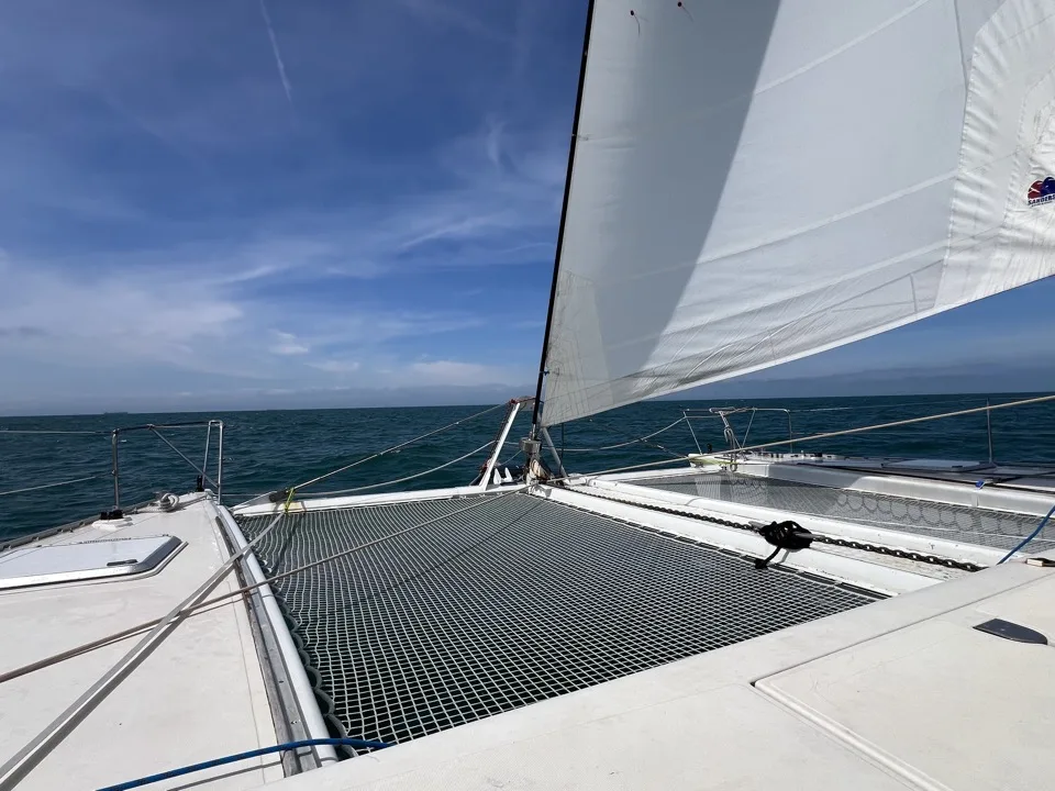 traversée de la Manche en catamaran