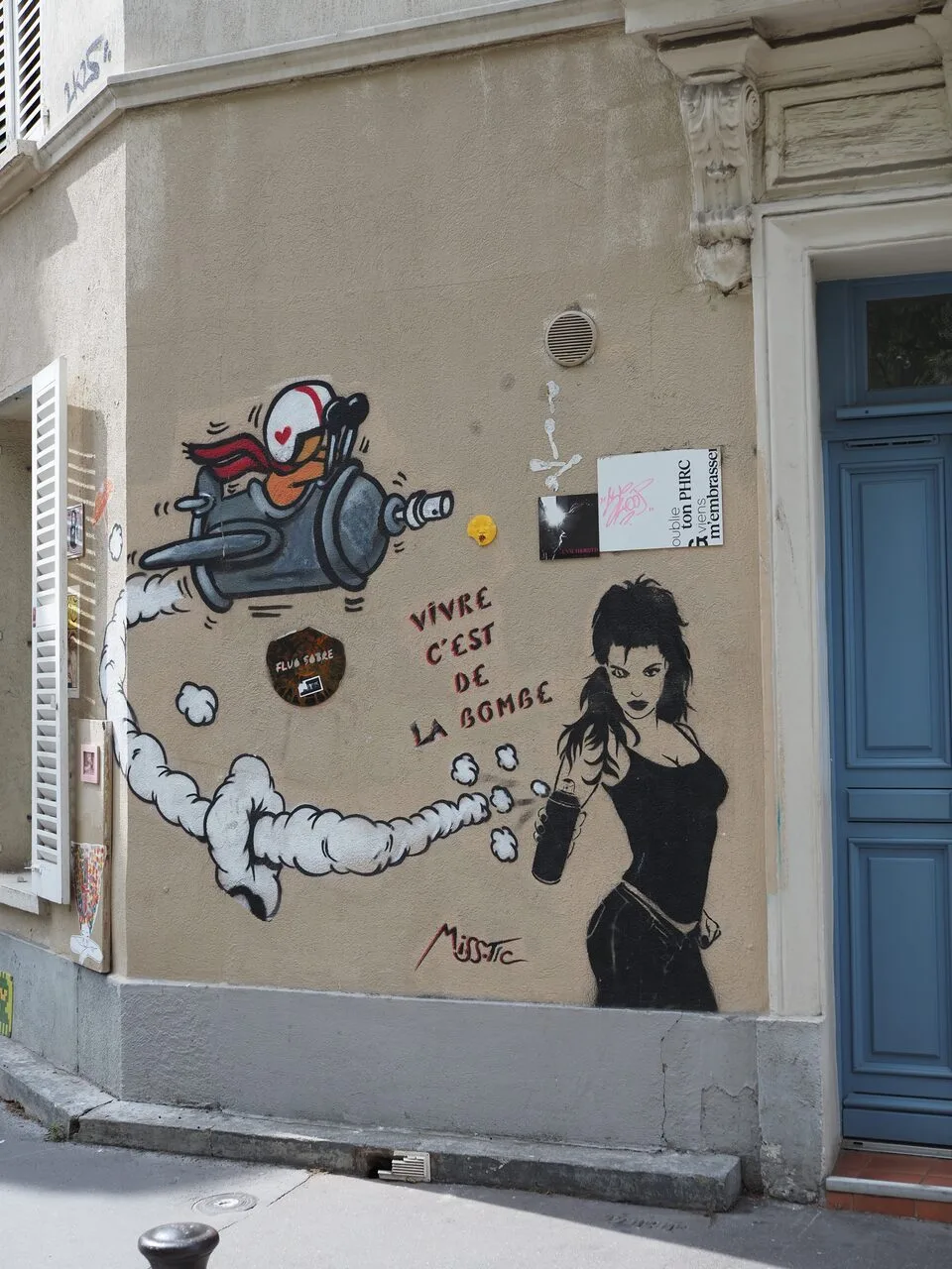 Street art miss tic butte aux cailles