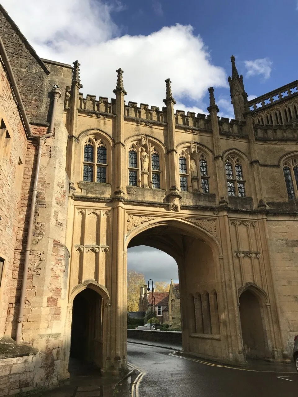 Porche médiéval Penniless Porch à Wells